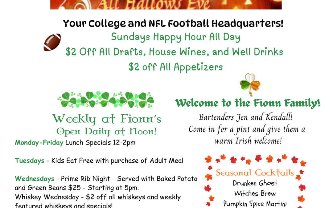 October Newsletter