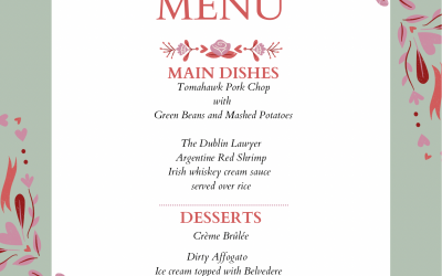 Valentines Day Menu